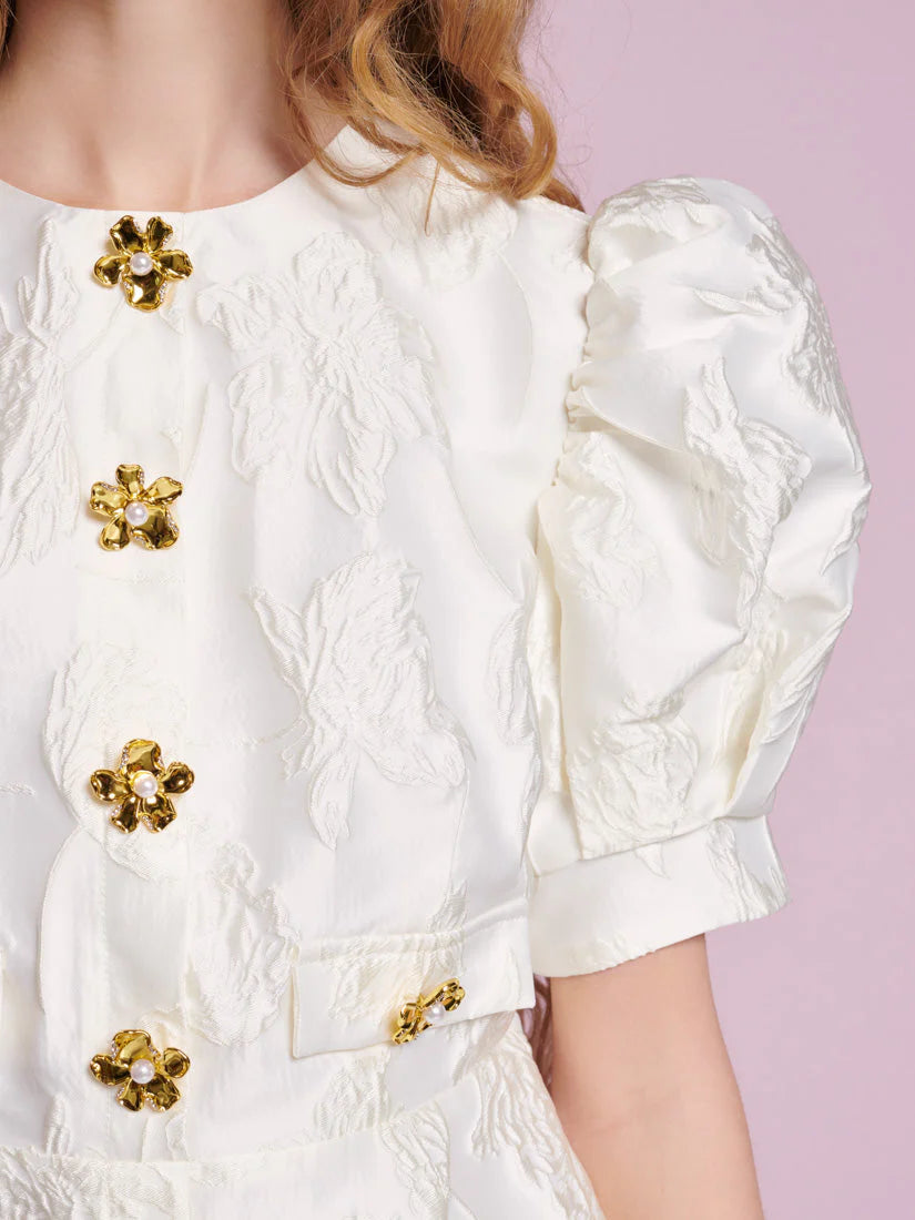 Anemone Jacquard mini haljina