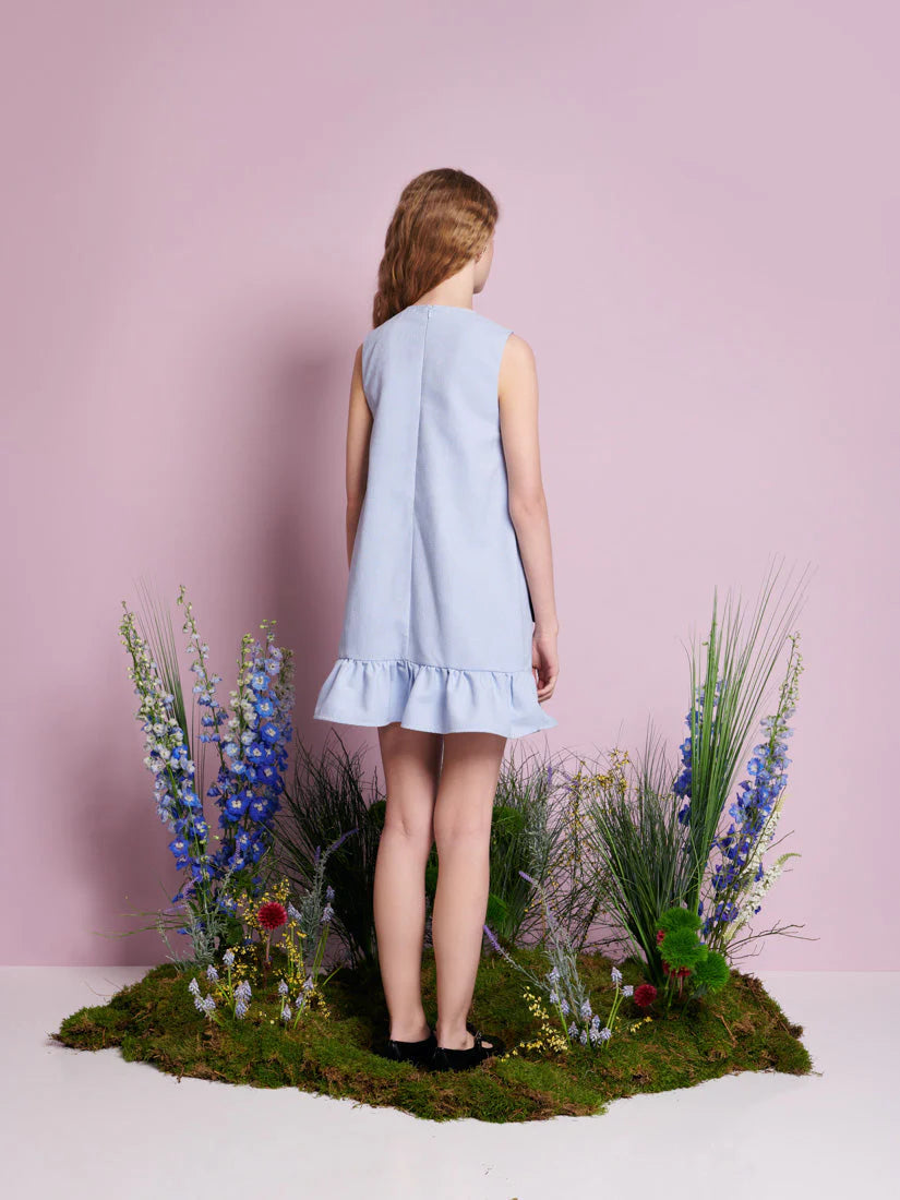 Dorie Crochet Floral Mini haljina