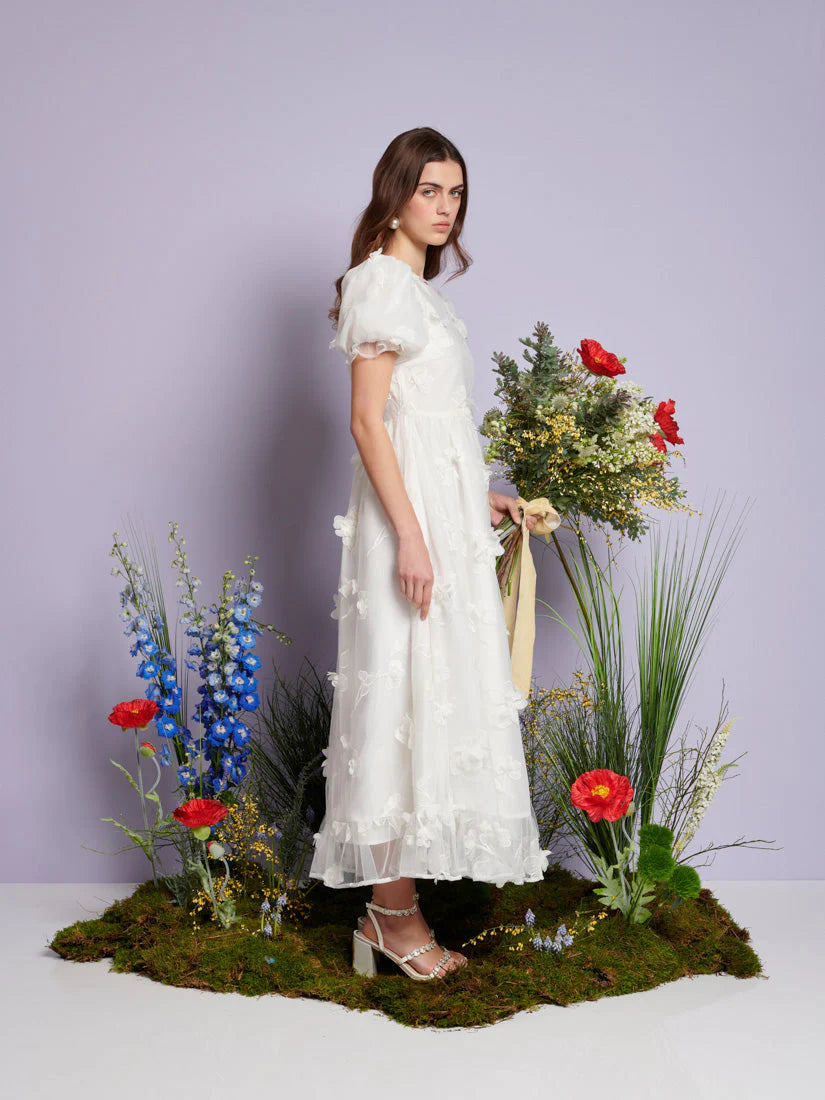 Jasmine Embroidered maxi haljina
