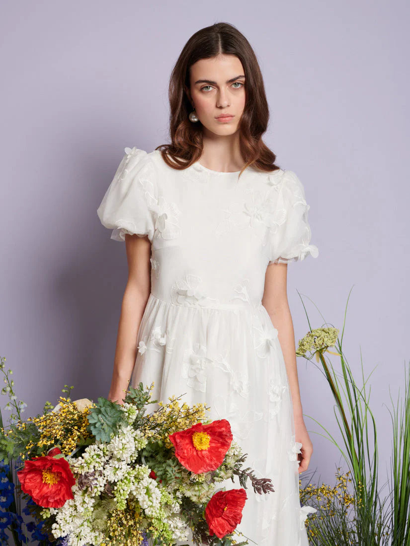 Jasmine Embroidered maxi haljina