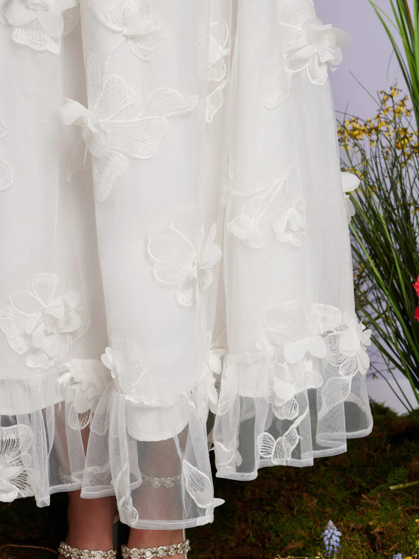 Jasmine Embroidered maxi haljina