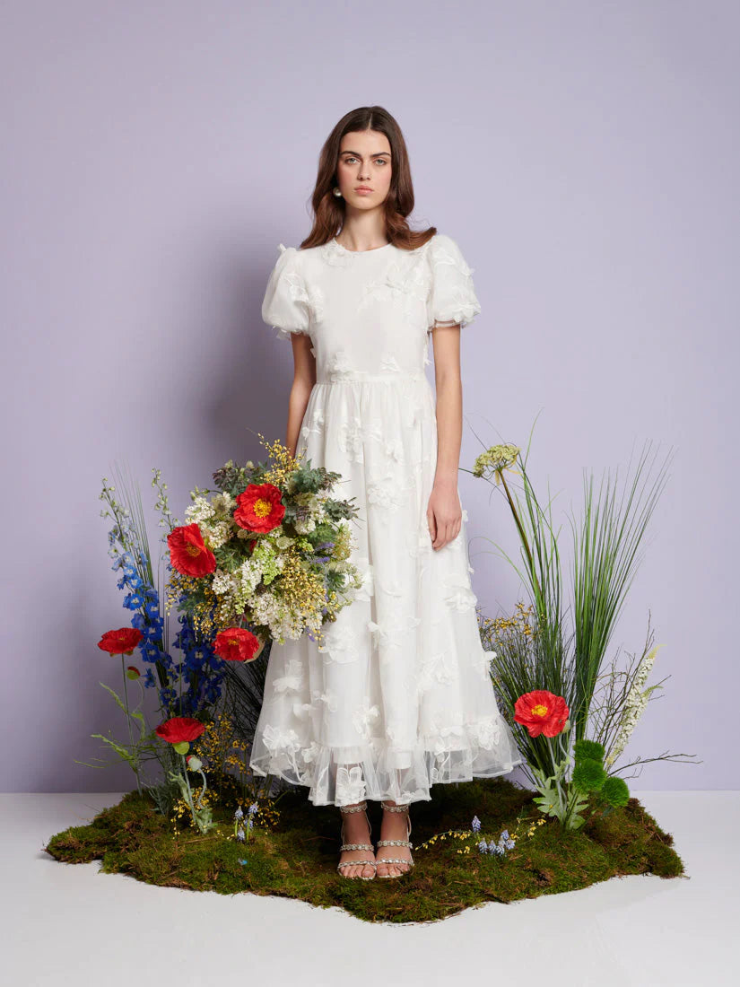 Jasmine Embroidered maxi haljina
