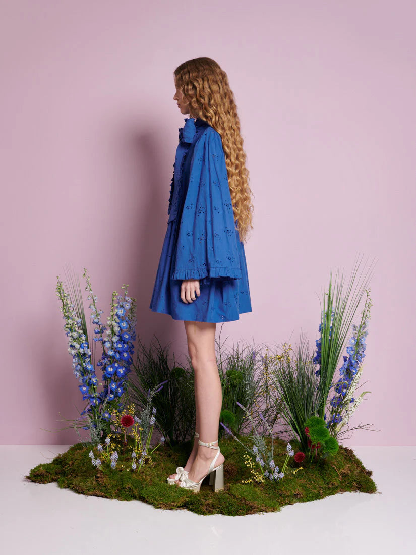 Meadow Sage mini haljina