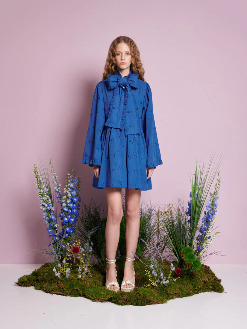 Meadow Sage mini haljina