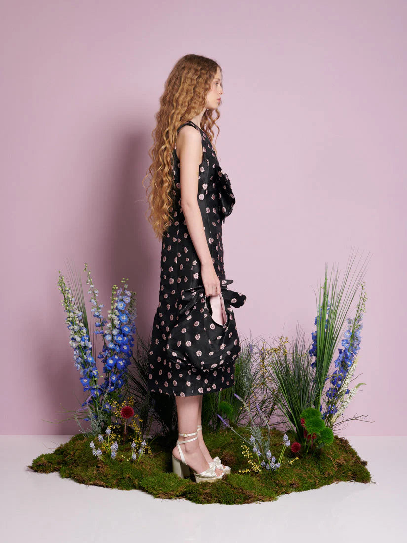 Rose Bells Jacquard midi haljina