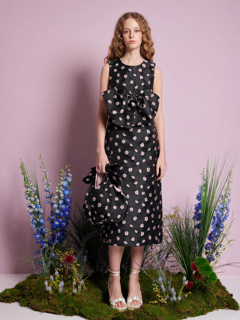 Rose Bells Jacquard midi haljina