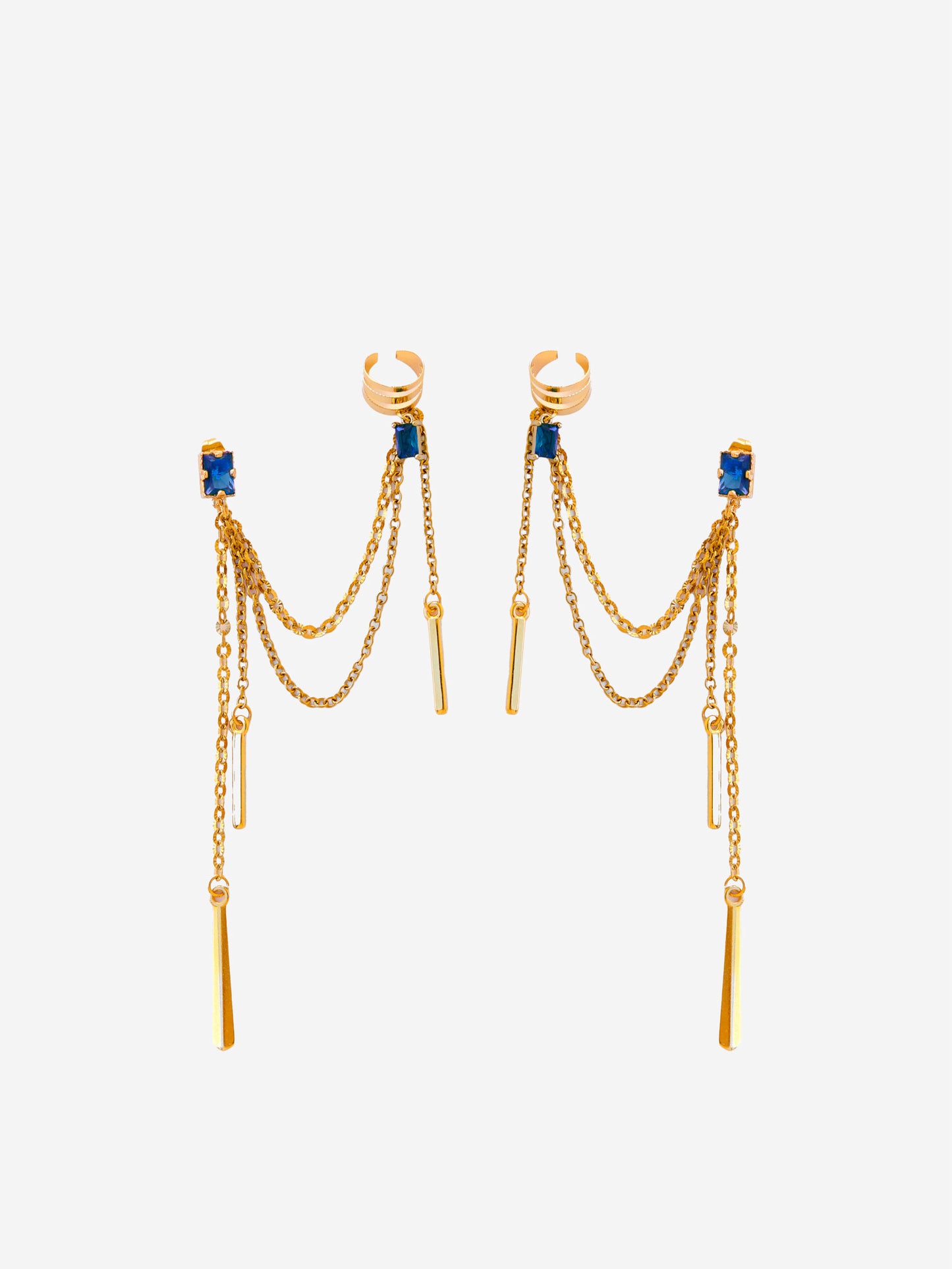 Eris kobalt plave minđuše