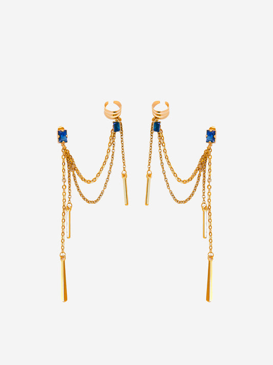 Eris kobalt plave minđuše