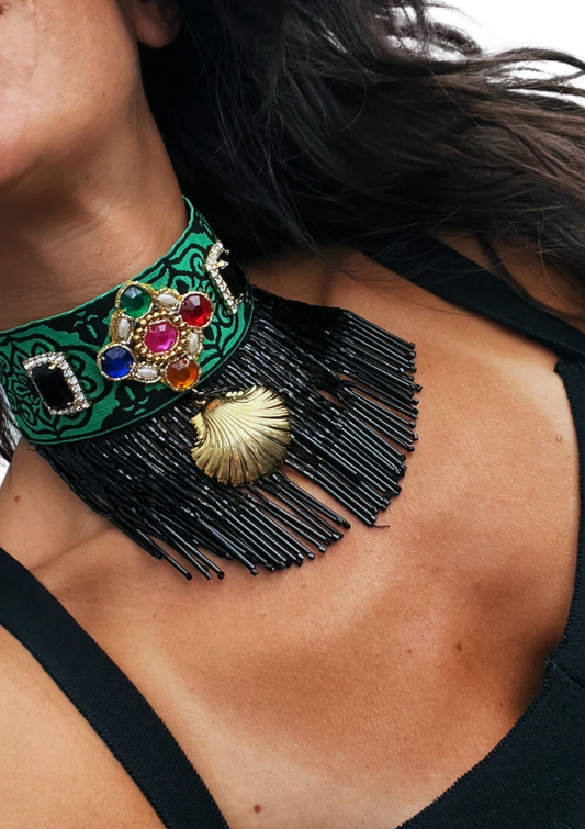 Choker/Coker ogrlica Silvya