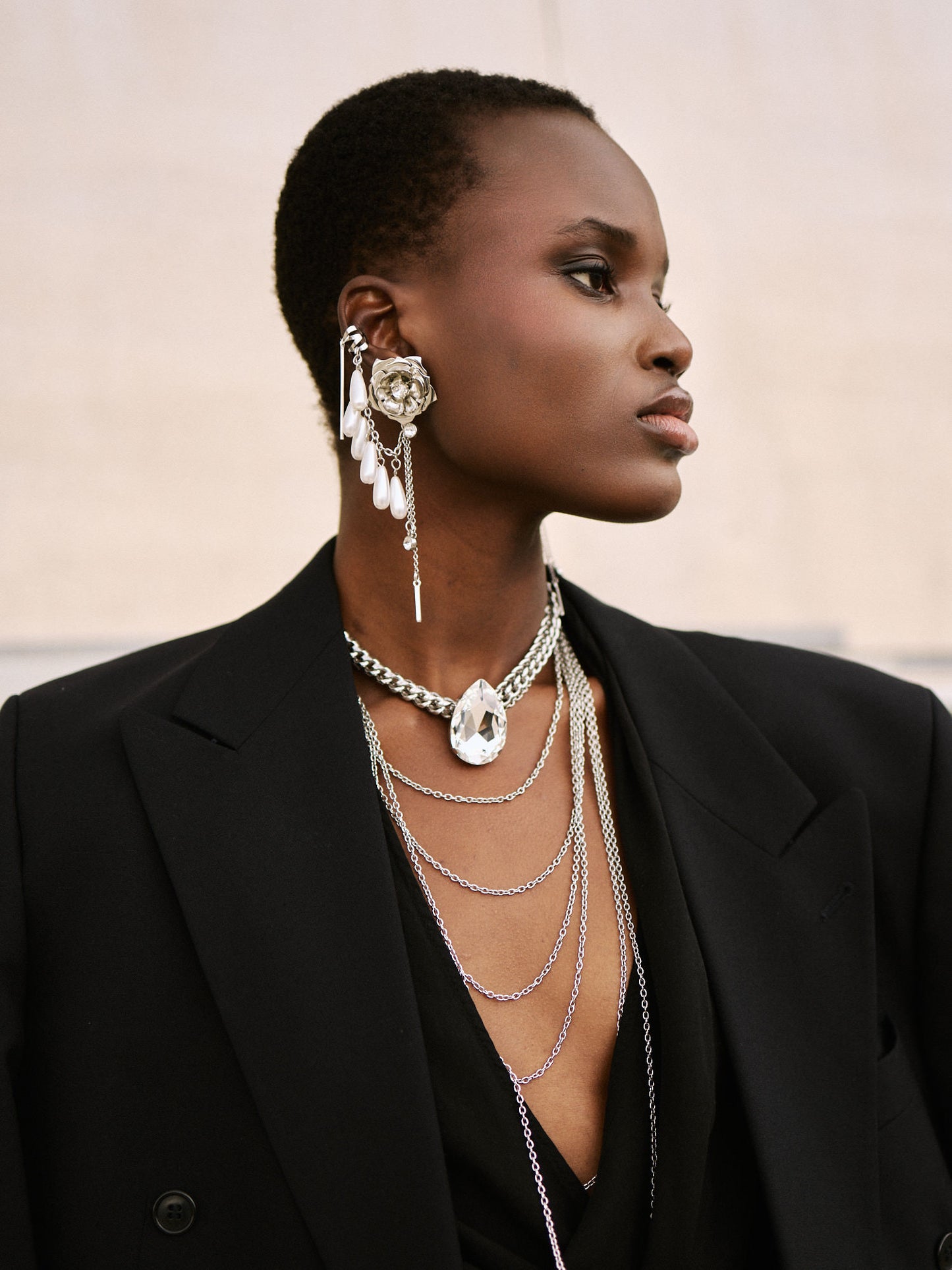 Blaze ogrlica srerbna