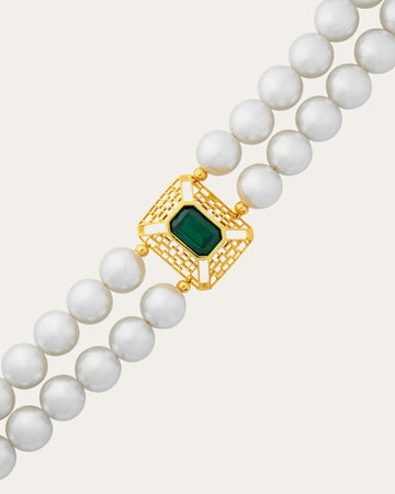 Choker/Coker ogrlica Emerald