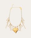 Ogrlica Golden heart