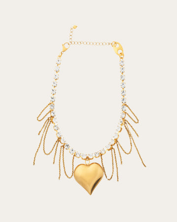 Ogrlica Golden heart