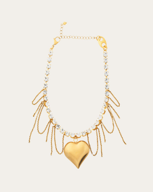 Ogrlica Golden heart