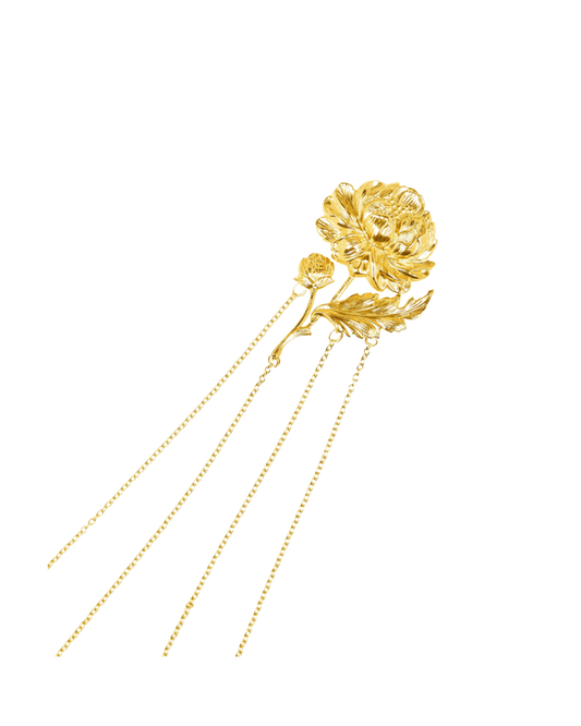 Broš FLOWERS GOLD