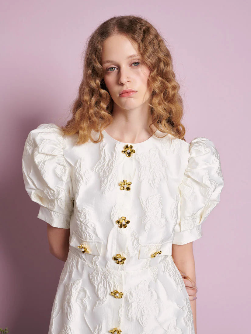 Anemone Jacquard mini haljina