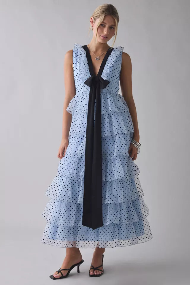 Haven Ruffle maxi haljina