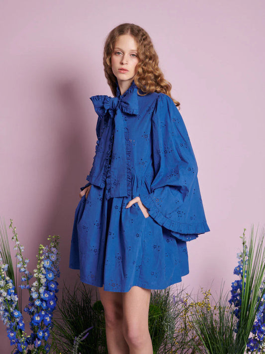 Meadow Sage mini haljina