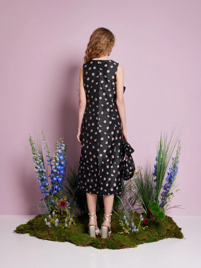 Rose Bells Jacquard midi haljina