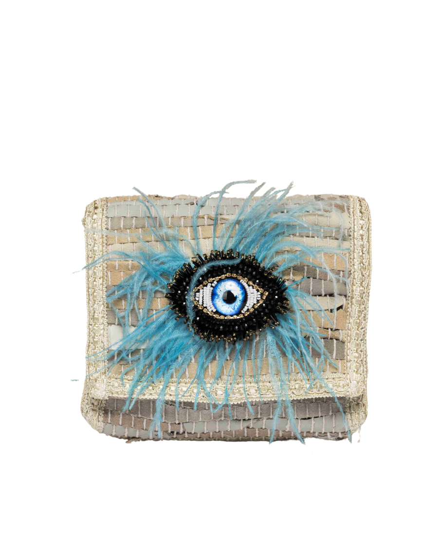 Sorena Feather Kilim Blue