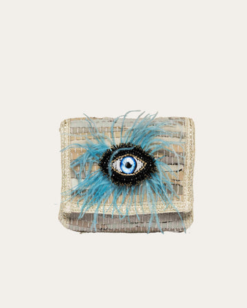 Tašna Sorena Feather Kilim Blue