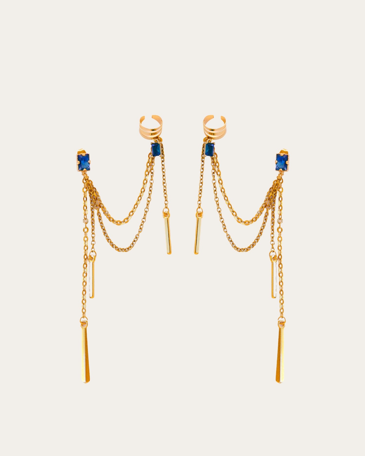 Eris kobalt plave minđuše