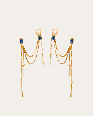 Eris kobalt plave minđuše