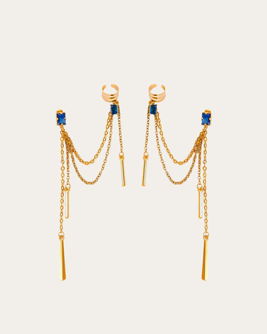 Eris kobalt plave minđuše