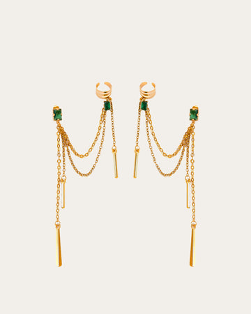 Eris smaragdne minđuše