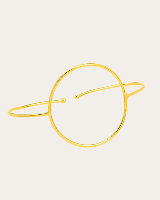 Zlatna narukvica Solas sa podesivom širinom, elegantan dizajn - Neguj se nakit